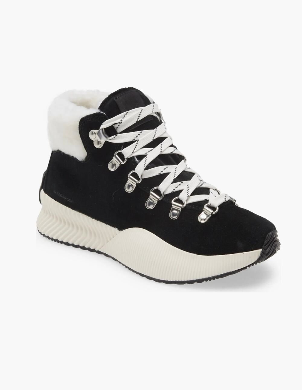 Sorel Out N' About III Conquest Winter Bootie Size 6M Black Suede Waterproof New